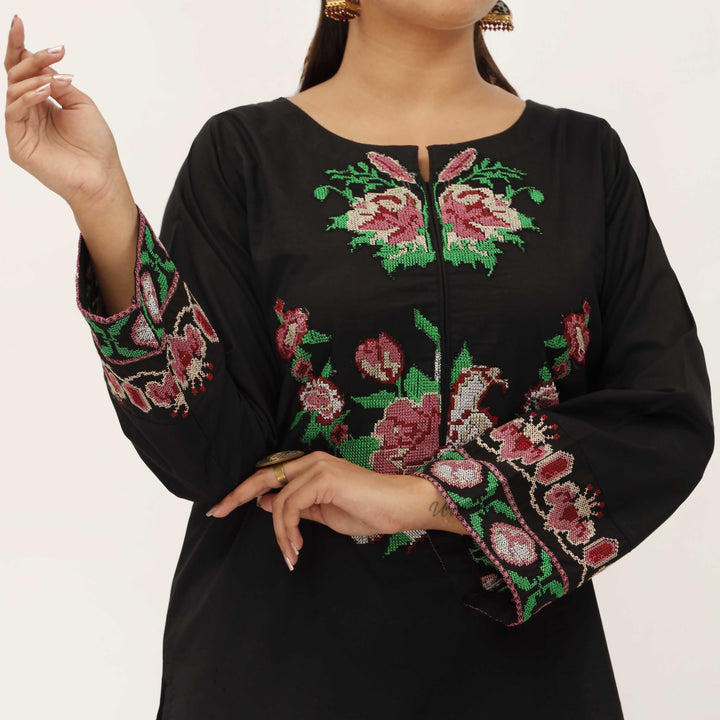 2PC- Cotton Cambric Suit PS5084