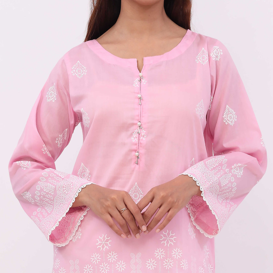 1PC- Paste Printed Lawn Shirt PS5103