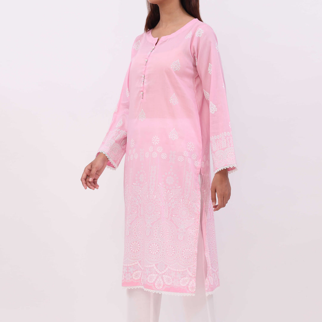 1PC- Paste Printed Lawn Shirt PS5103