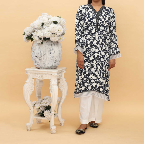 1PC- Printed Silk Shirt PS5153