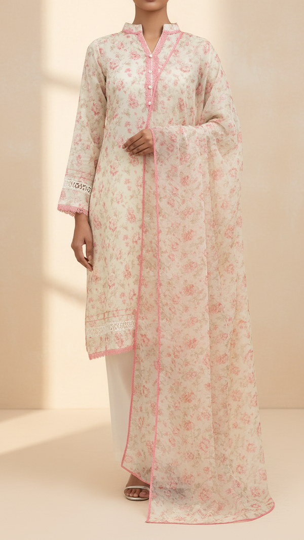 3PC- Digital Printed Lawn Suit PS5177