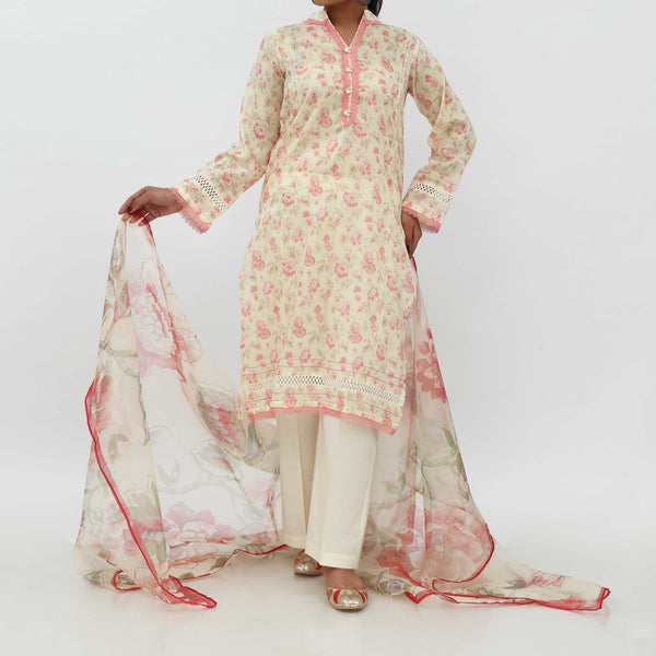 3PC- Digital Printed Lawn Suit PS5177