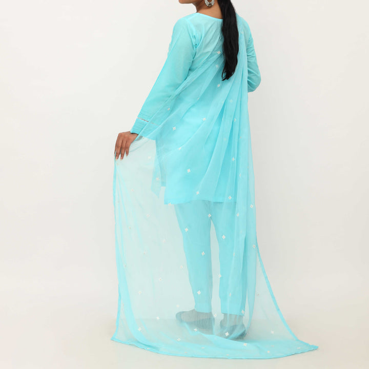 3PC- Embroidered Cambric Suit PS5260