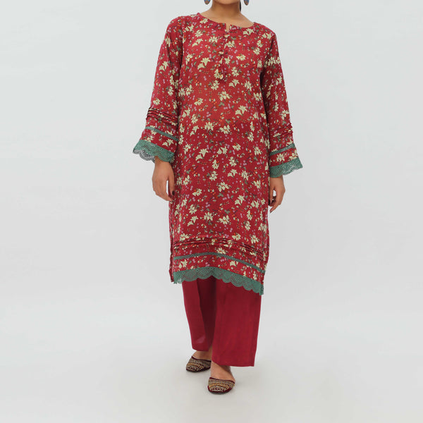 2PC- Digital Printed Georget Chiffon Suit PS5275