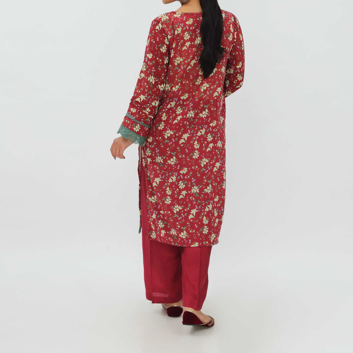 2PC- Digital Printed Georget Chiffon Suit PS5275