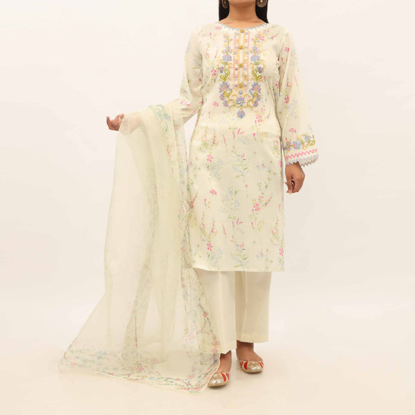 3PC- Digital Printed Lawn Suit PS5279