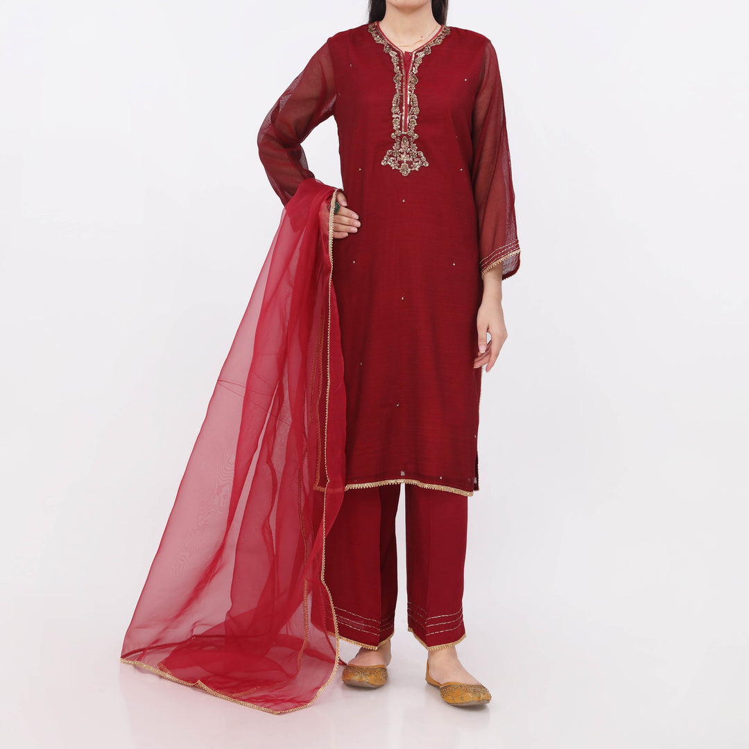 3PC- Cotton Net Suit PS5283