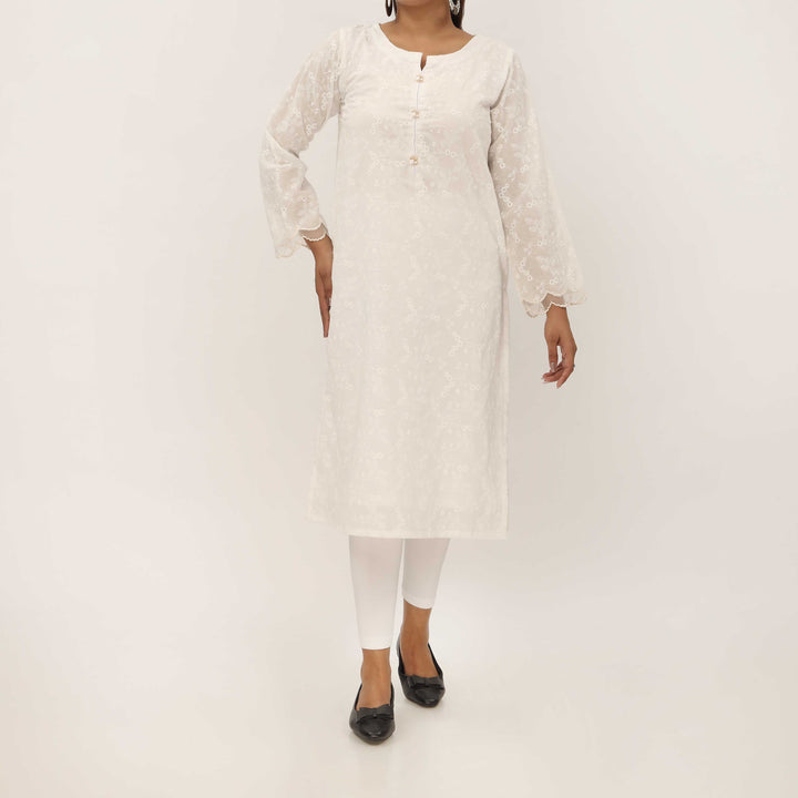 1PC- Chickankari Lawn Shirt PS5285