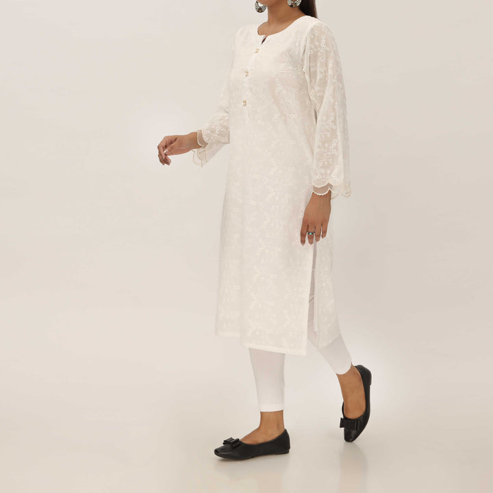 1PC- Chickankari Lawn Shirt PS5285