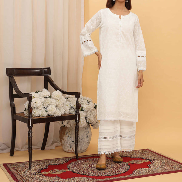 1PC- Chikan Kari Lawn Shirt PS5288