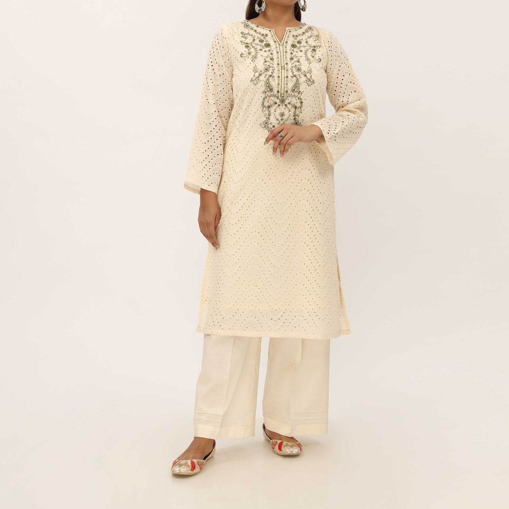 2PC- Chikankari Schifili Suit PS5292