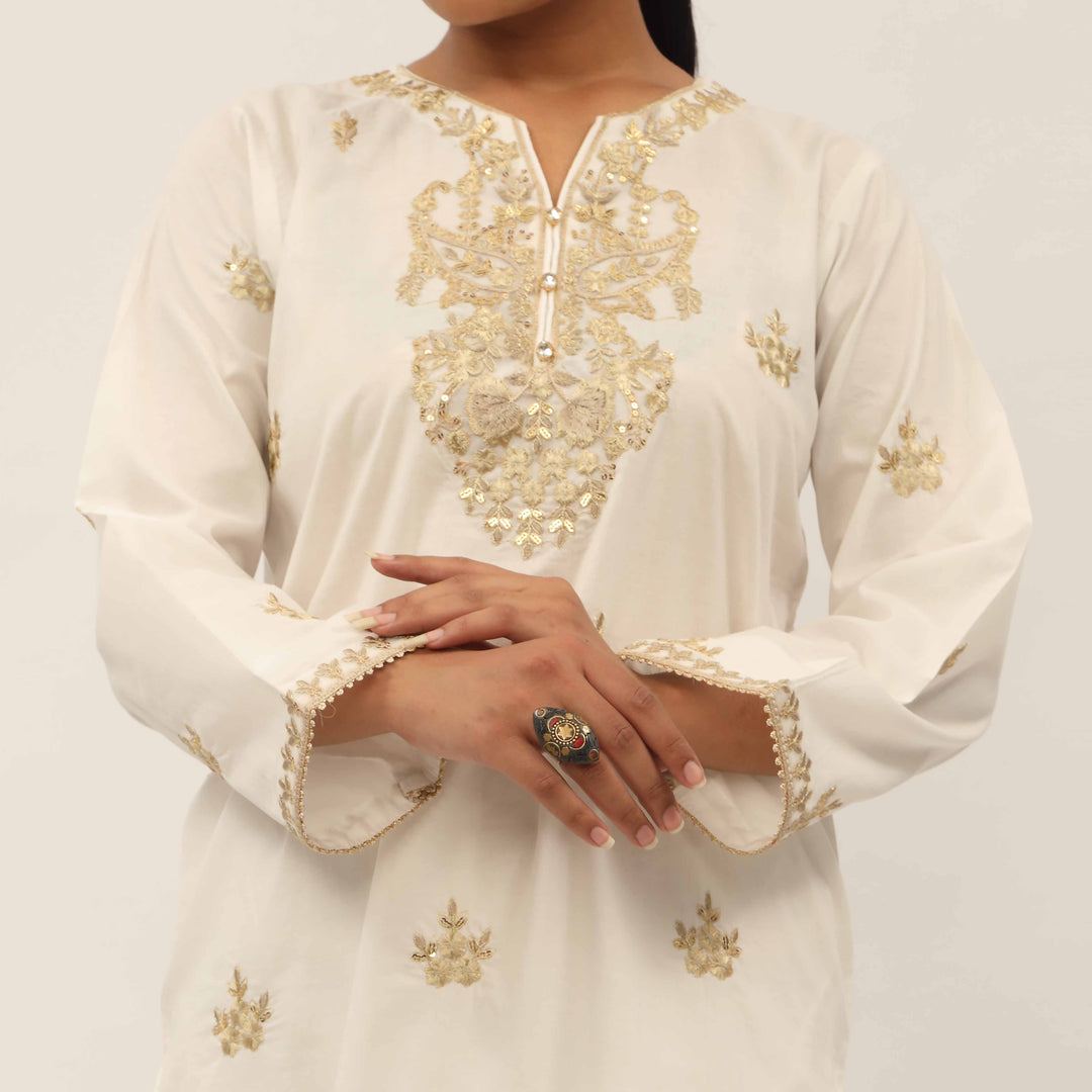 2PC- Cotton Cambric Suit PS5294