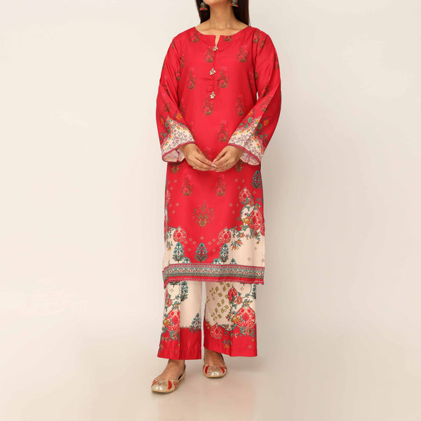 2PC- Digital Printed Cambric Suit PS5302