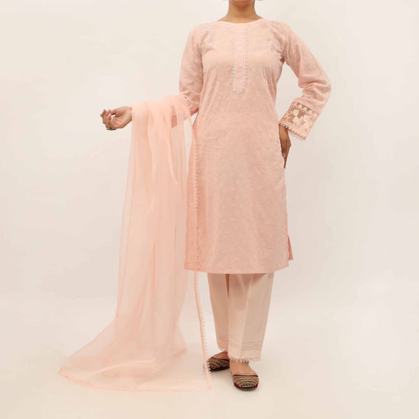 2PC- Chikankari Embroiderd Lawn Suit PS5322