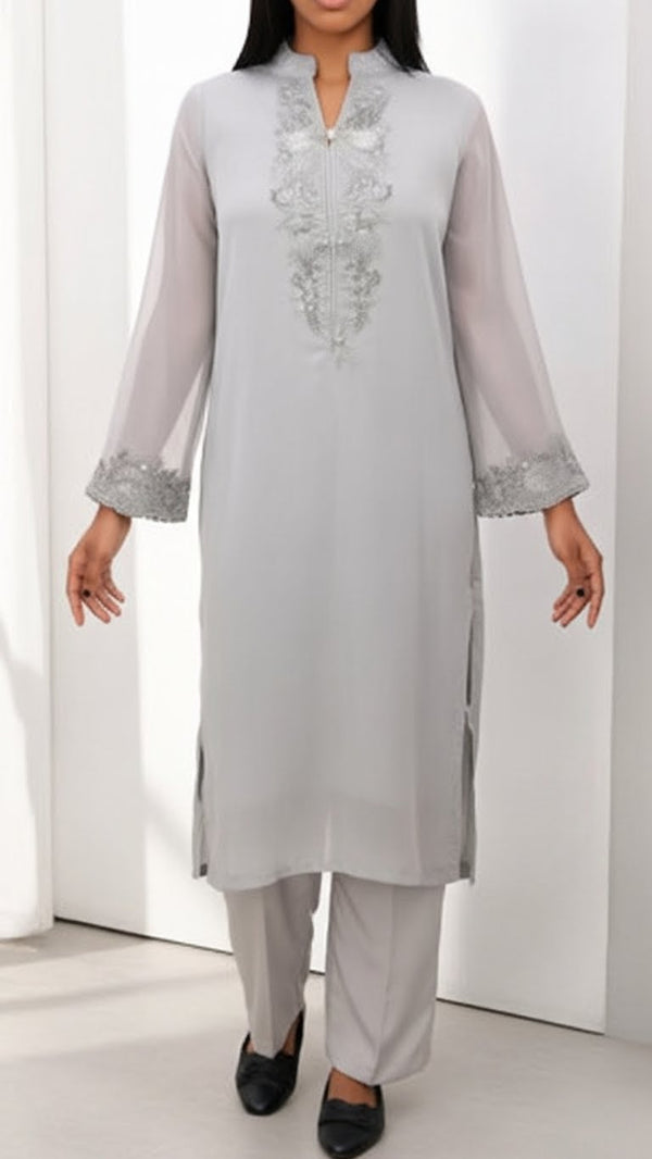 AURORA<br>1 PC Embroidered Shirt PS5335