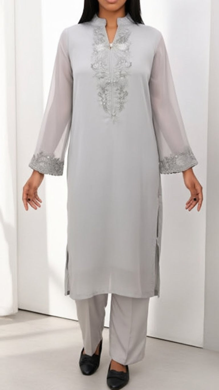 AURORA<br>1 PC Embroidered Shirt PS5335