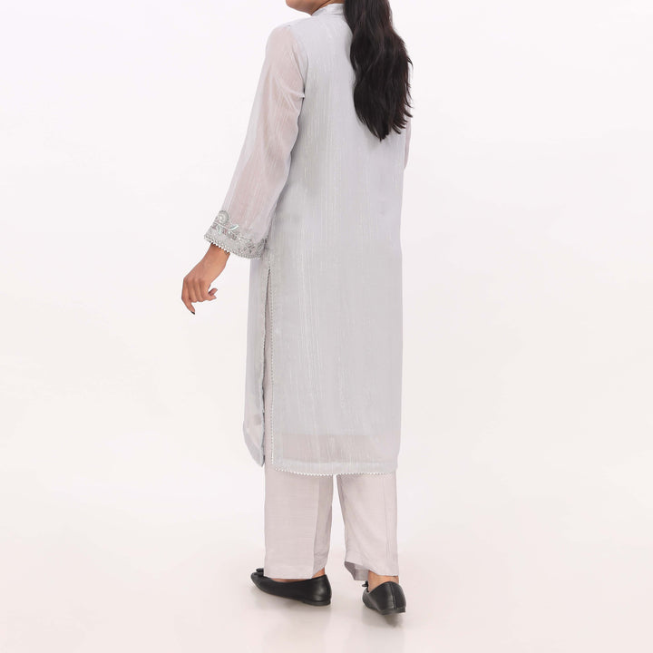 1PC- Chiffon Zari Shirt PS5335