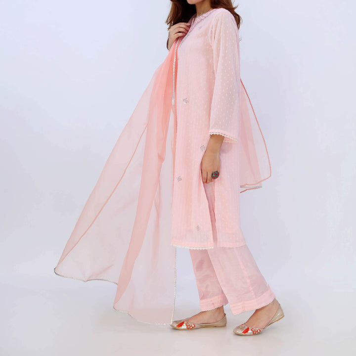 3PC- Broshia Chiffon Suit PS5341