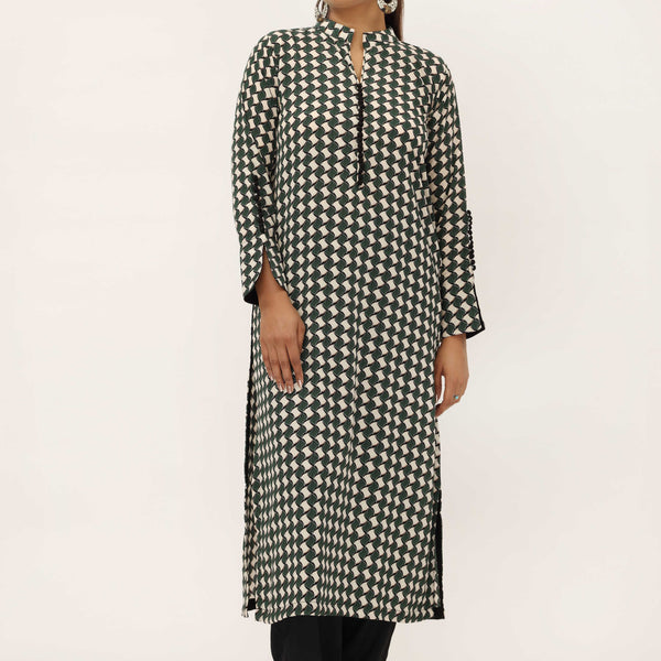 1PC- Digital Printed Gripsilk Shirt PS5353