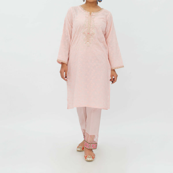 1PC- Chikankari Lawn Shirt PS5354