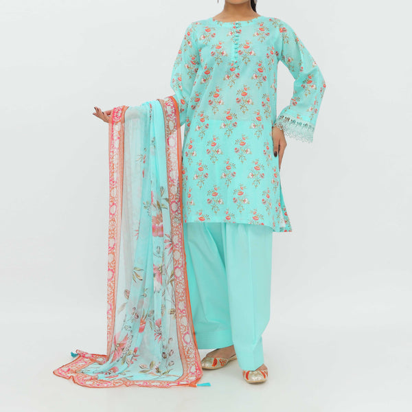 2PC- Digital Printed Lawn Suit PS5385