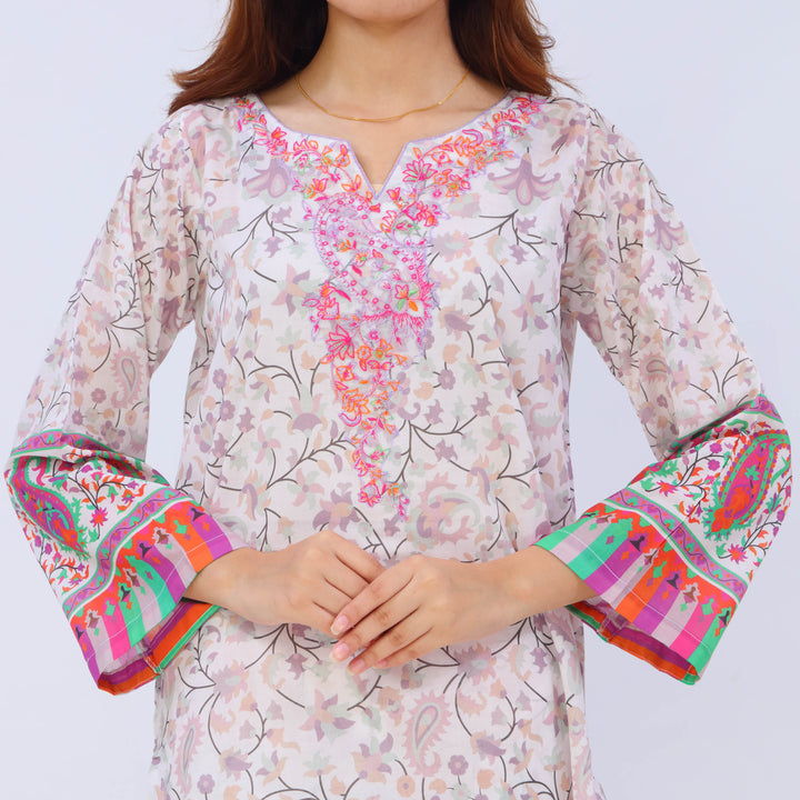 3PC- Digital Printed Lawn Suit PS5428