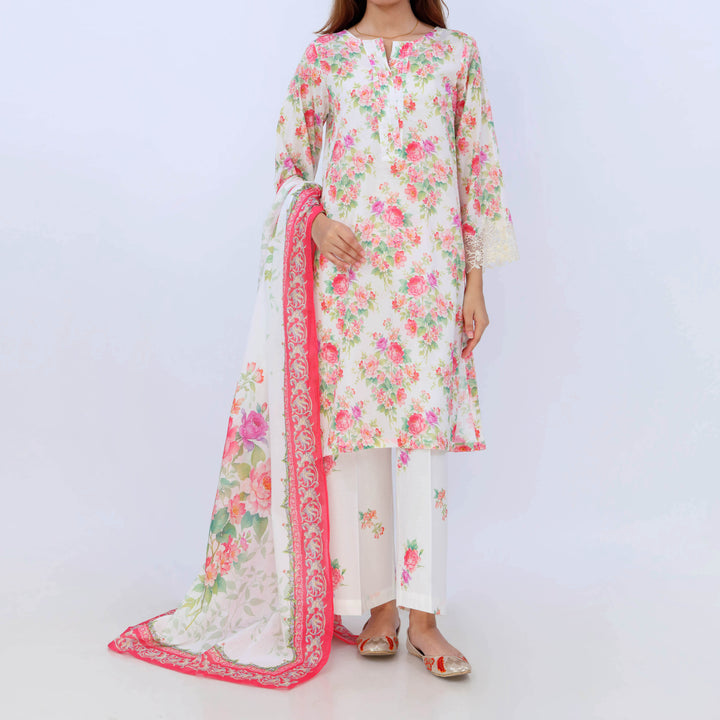 3PC- Digital Printed Lawn Suit PS5430