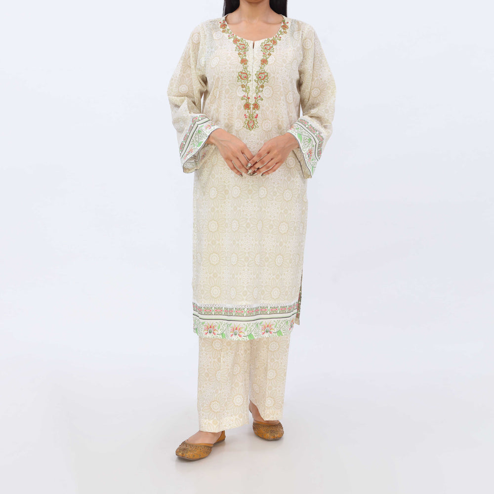 2PC- Digital Printed Lawn Suit PS5438