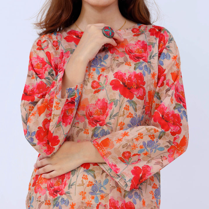 2PC- Digital Printed Lawn Suit PS5455