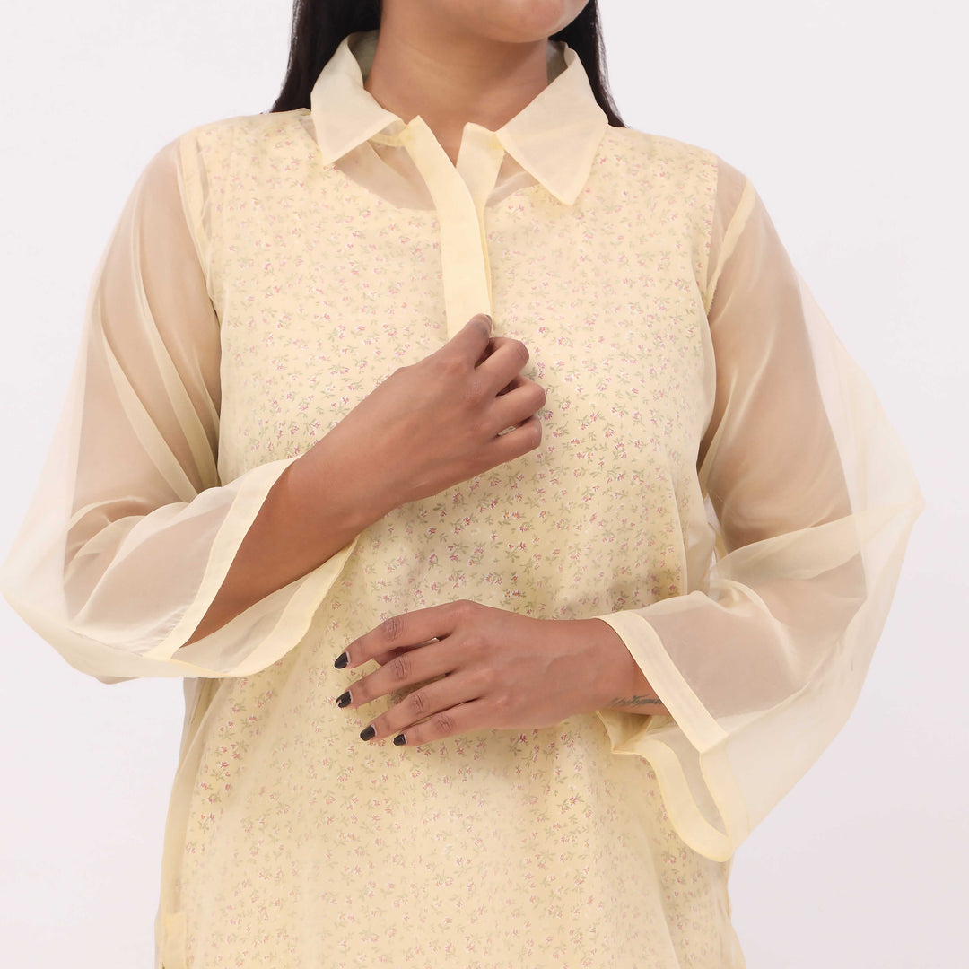 2PC- Organza Suit PS5456