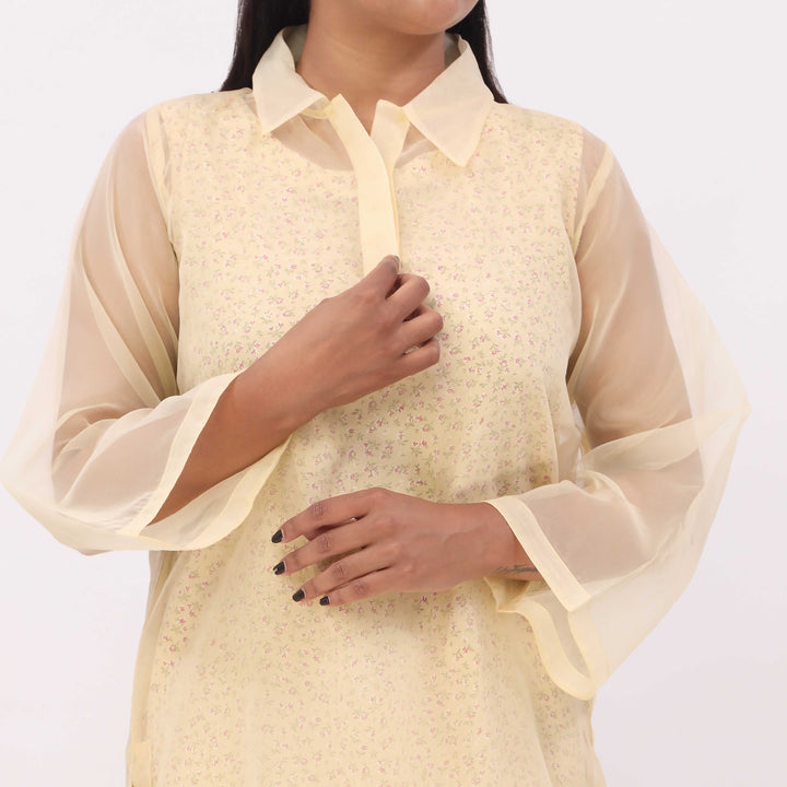 2PC- Organza Suit PS5456