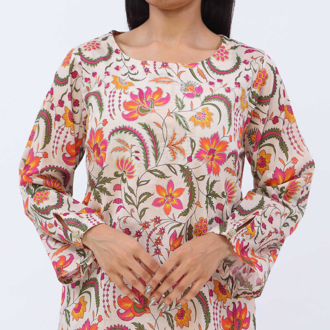 2PC- Digital Printed Lawn Suit PS5457