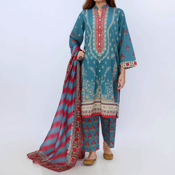3PC- Digital Printed Lawn Suit PS5459