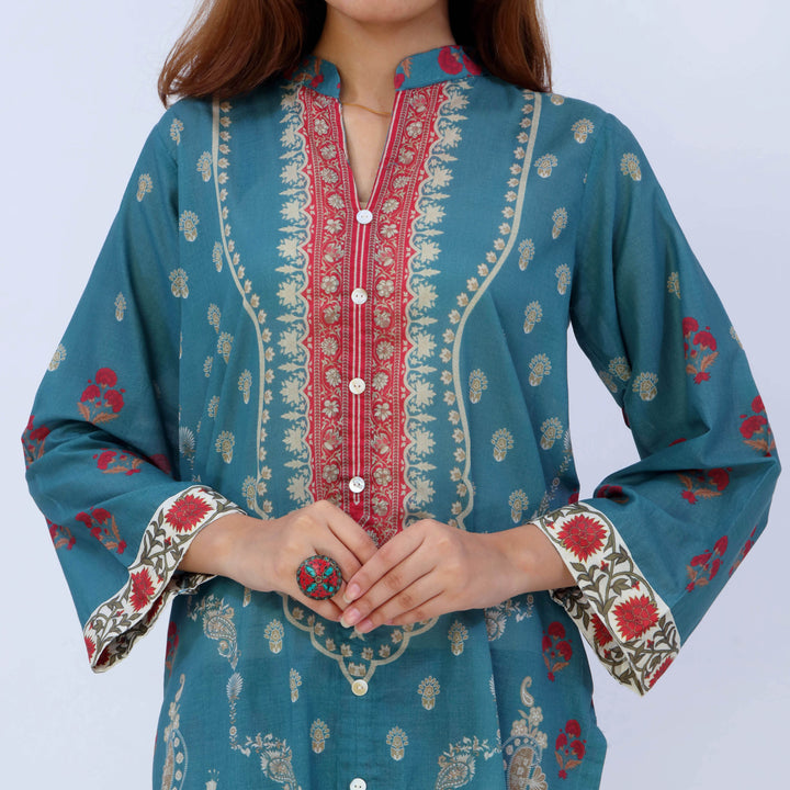 3PC- Digital Printed Lawn Suit PS5459
