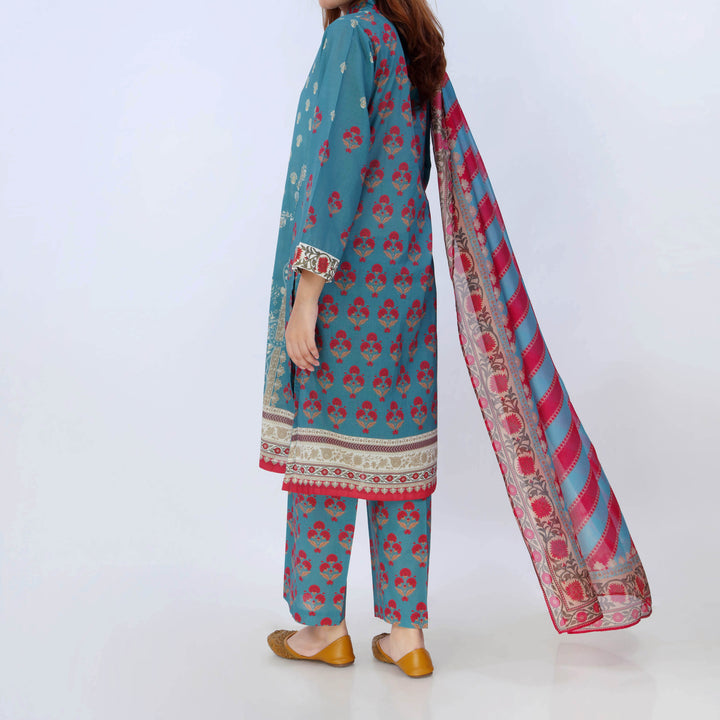 3PC- Digital Printed Lawn Suit PS5459