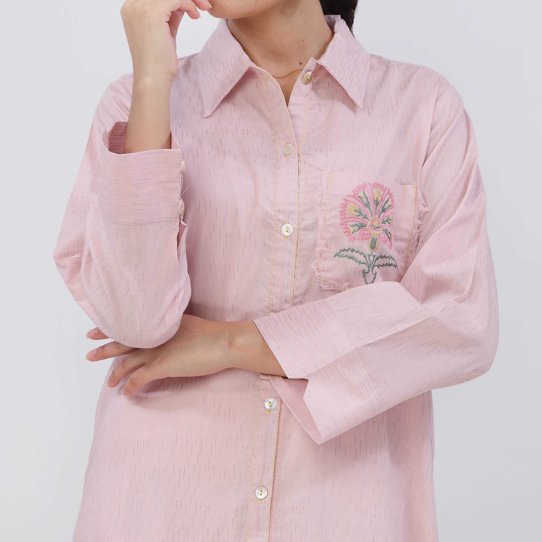 1PC- Yarn Dyed Jaquard Shirt PS5465