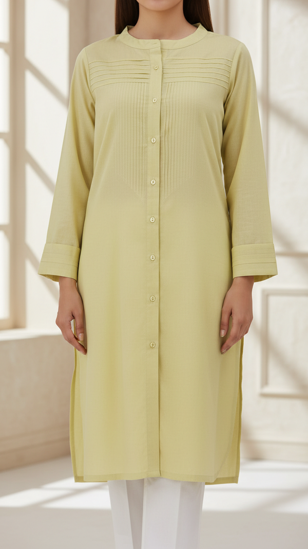 1PC- Yarn Dyed Cotton Jaquard Shirt PS5467