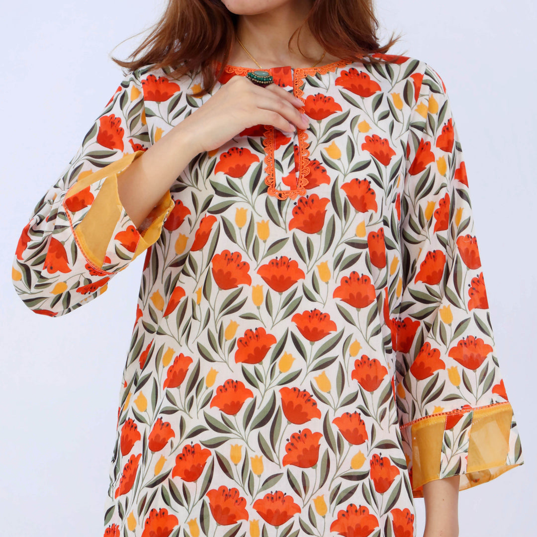 2PC- Digital Printed Lawn Suit PS5511