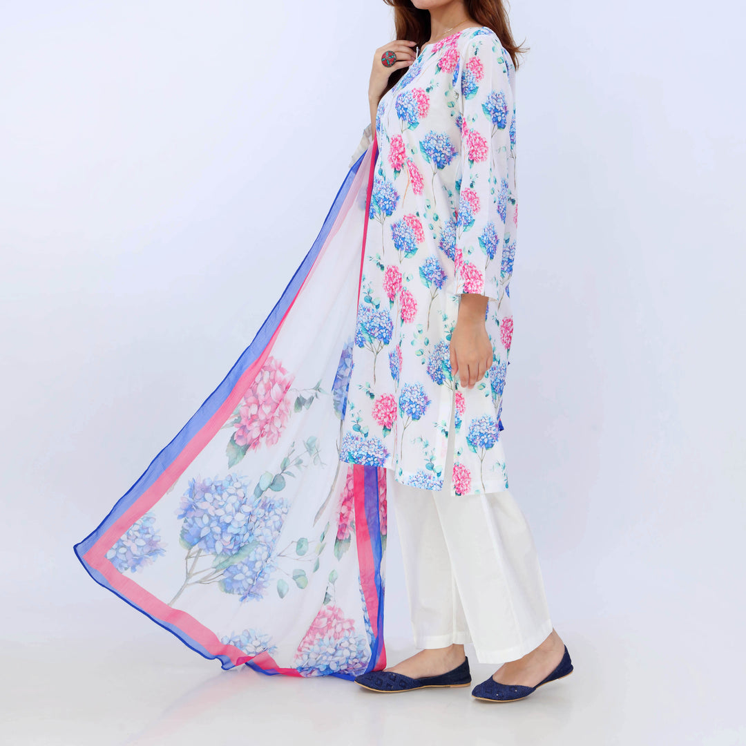 3PC- Digital Printed Lawn Suit PS5513