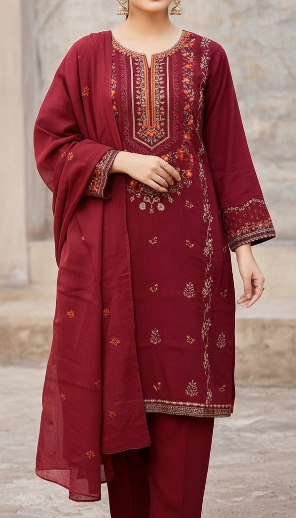 3 PC Embellished Suit PS6003