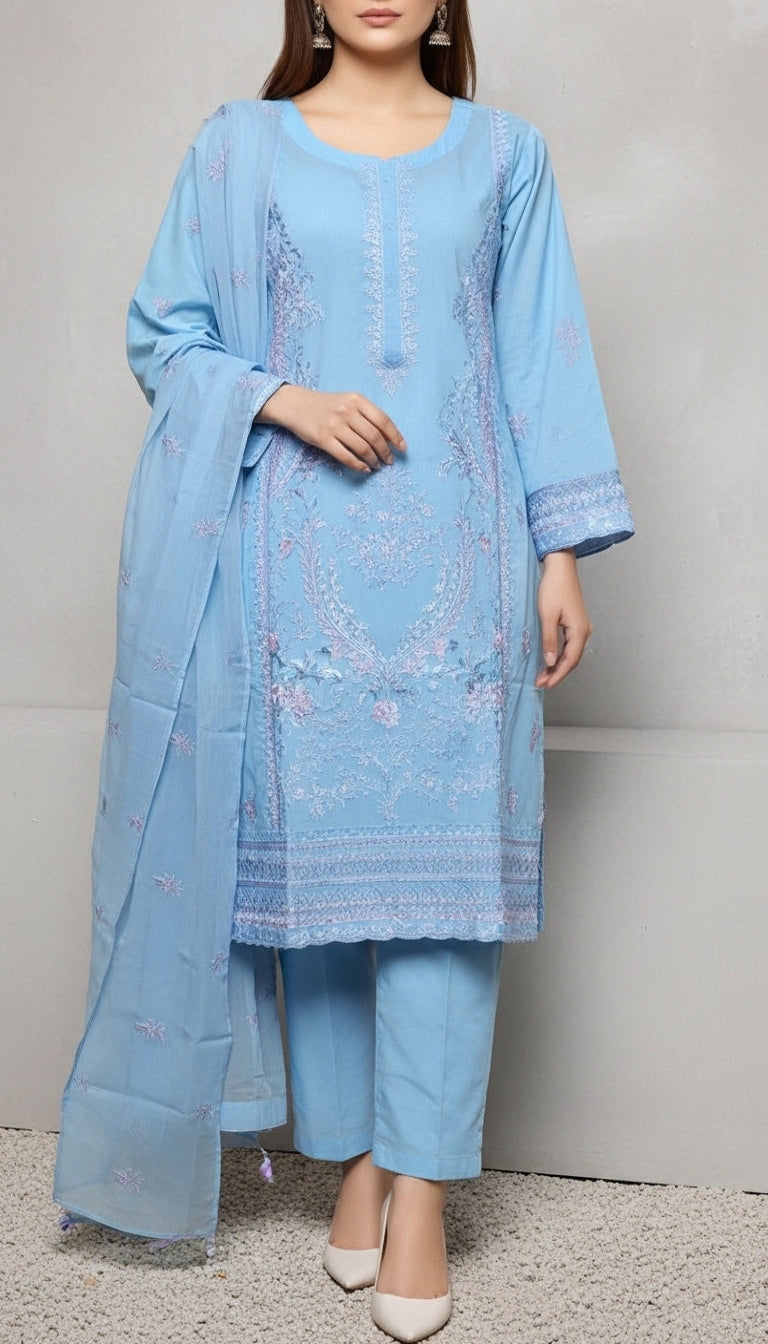 3 PC Embellished Suit PS6006