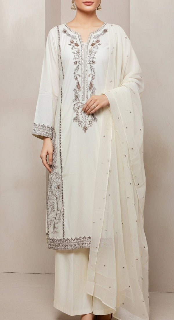 3 PC Embellished Suit PS6011