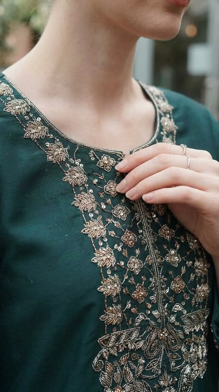 2 PC Embellished Stitched Suit PS608763