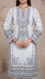 White Digital Printed Lawn Shirt PS6108