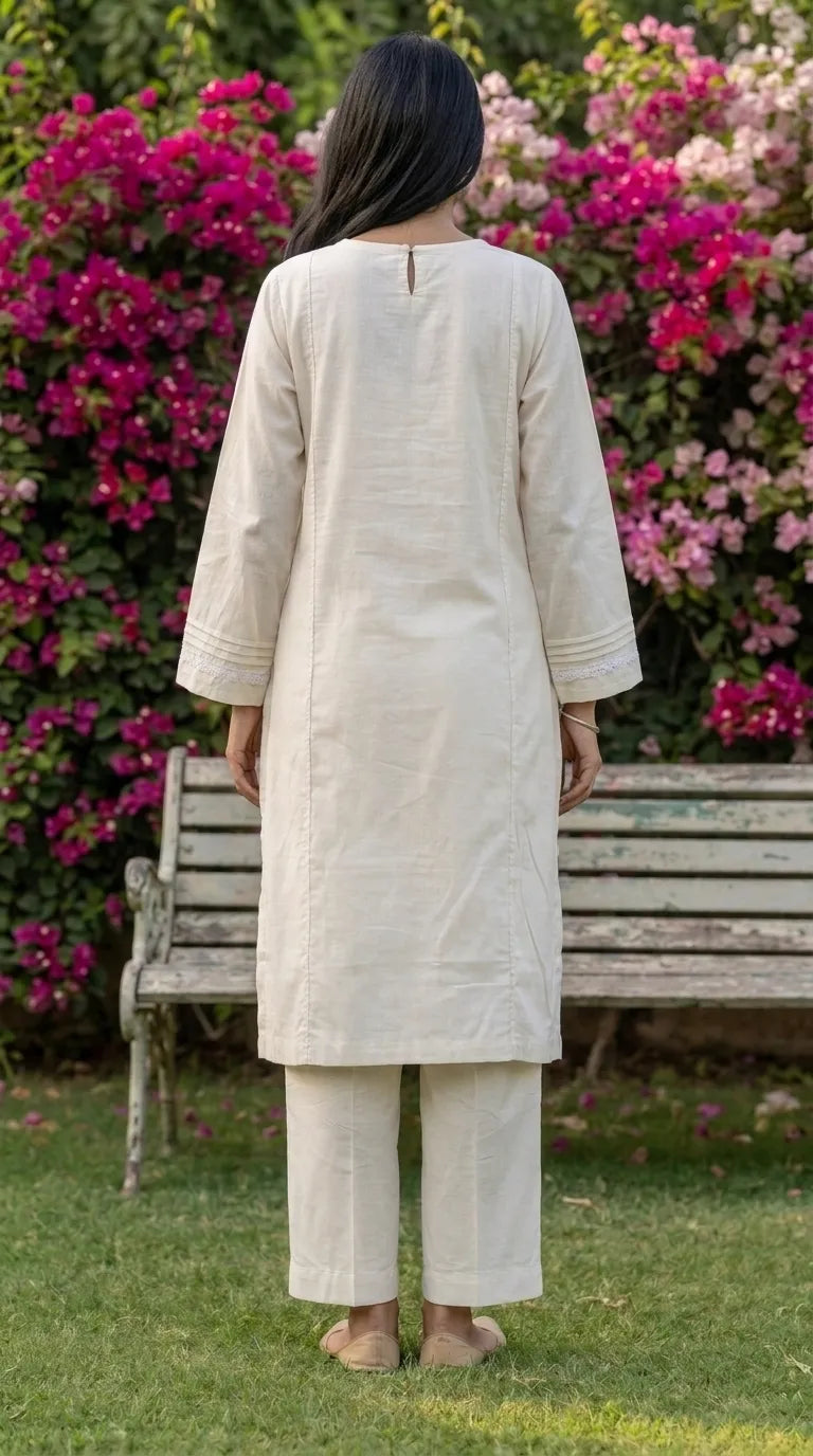 2 PC Embellished Dobby Stitched Suit PS614693