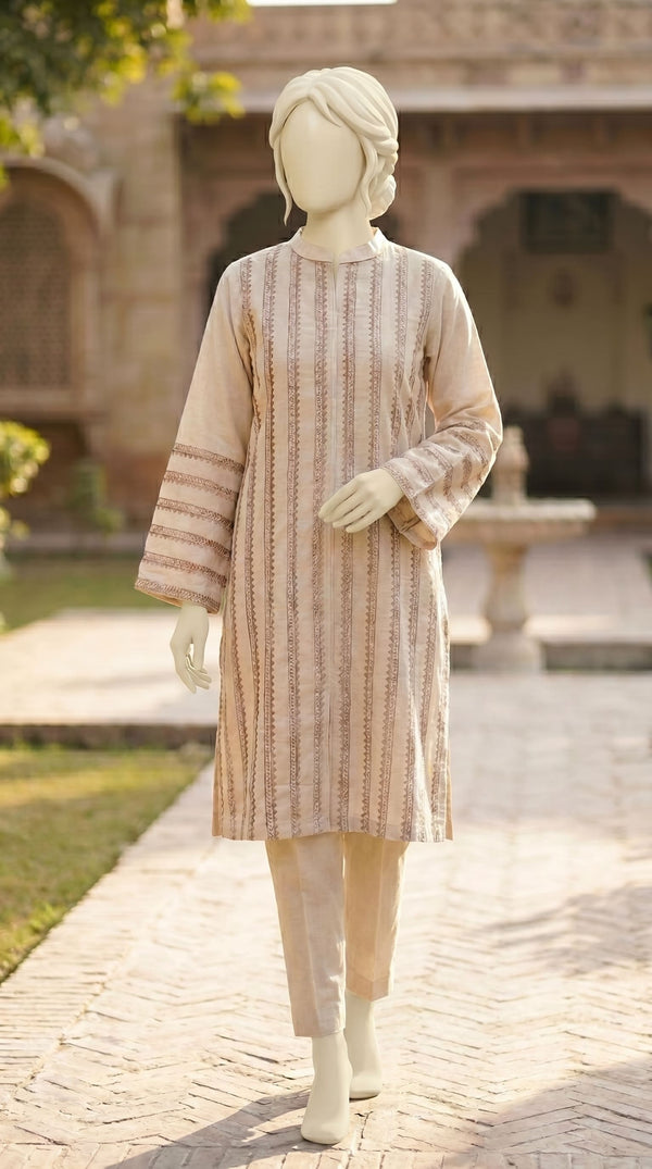 Embellished Karandi Shirt PS616762