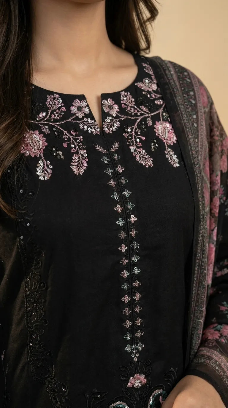 3 PC Embellished Suit PS627301