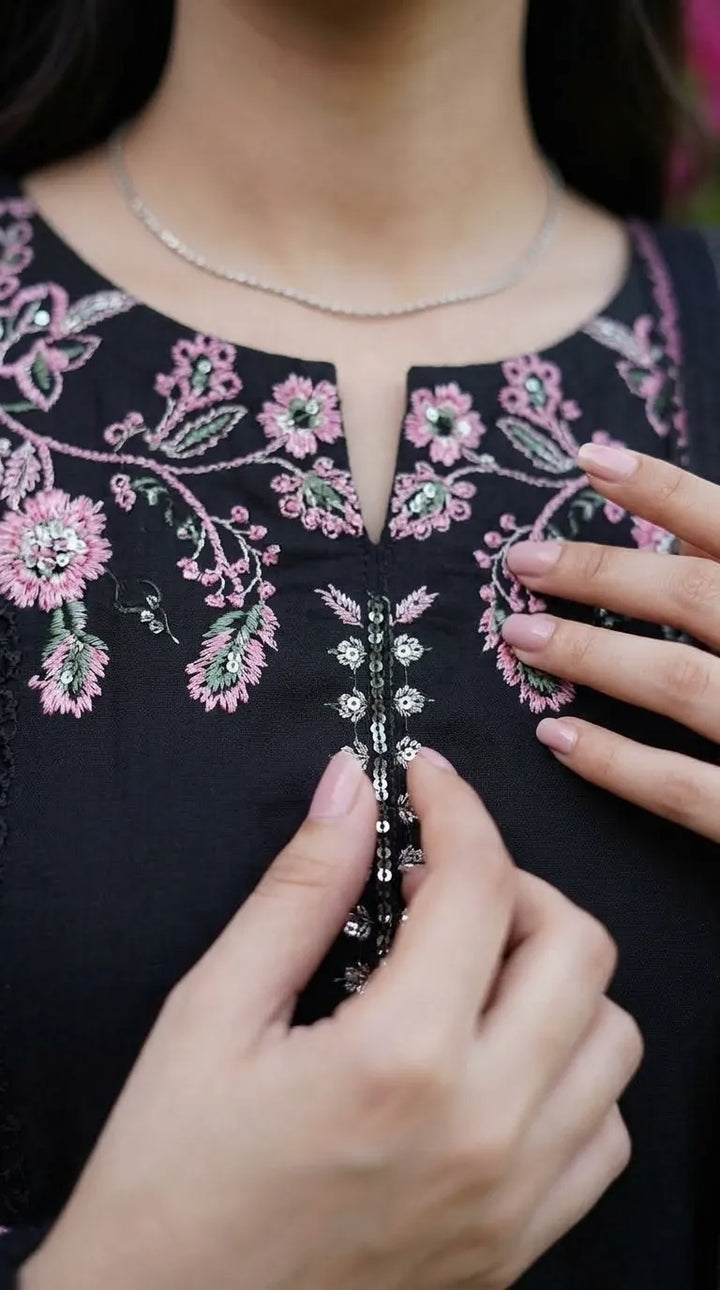 3 PC Embellished Stitched Suit PS627301