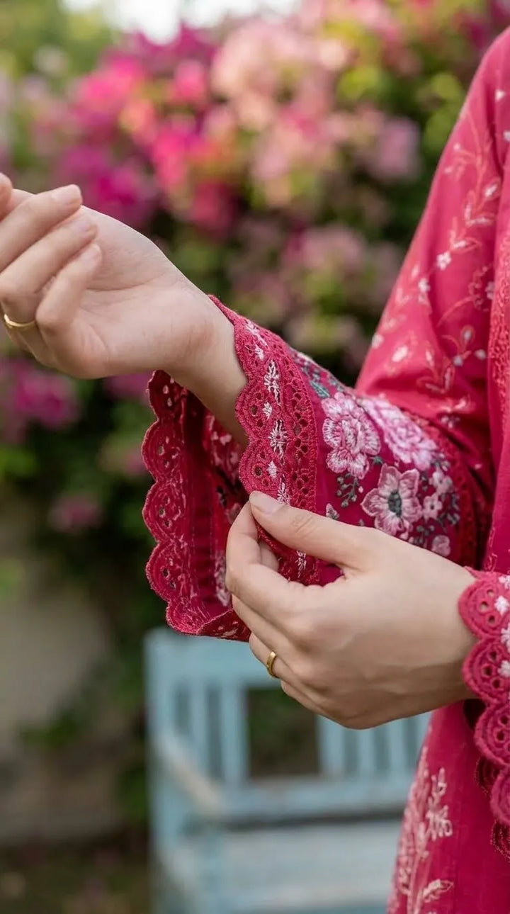 3 PC Embellished Stitched Suit PS627313