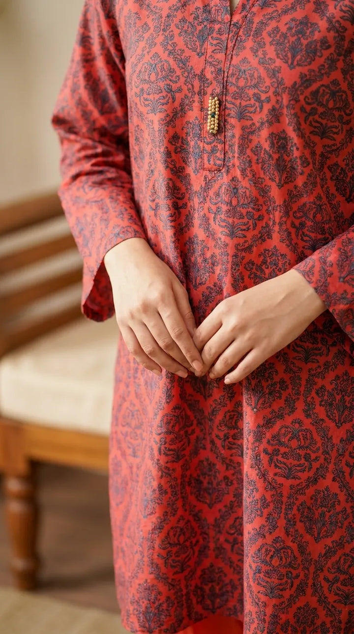 2 PC Printed Grip Silk Suit PS628325
